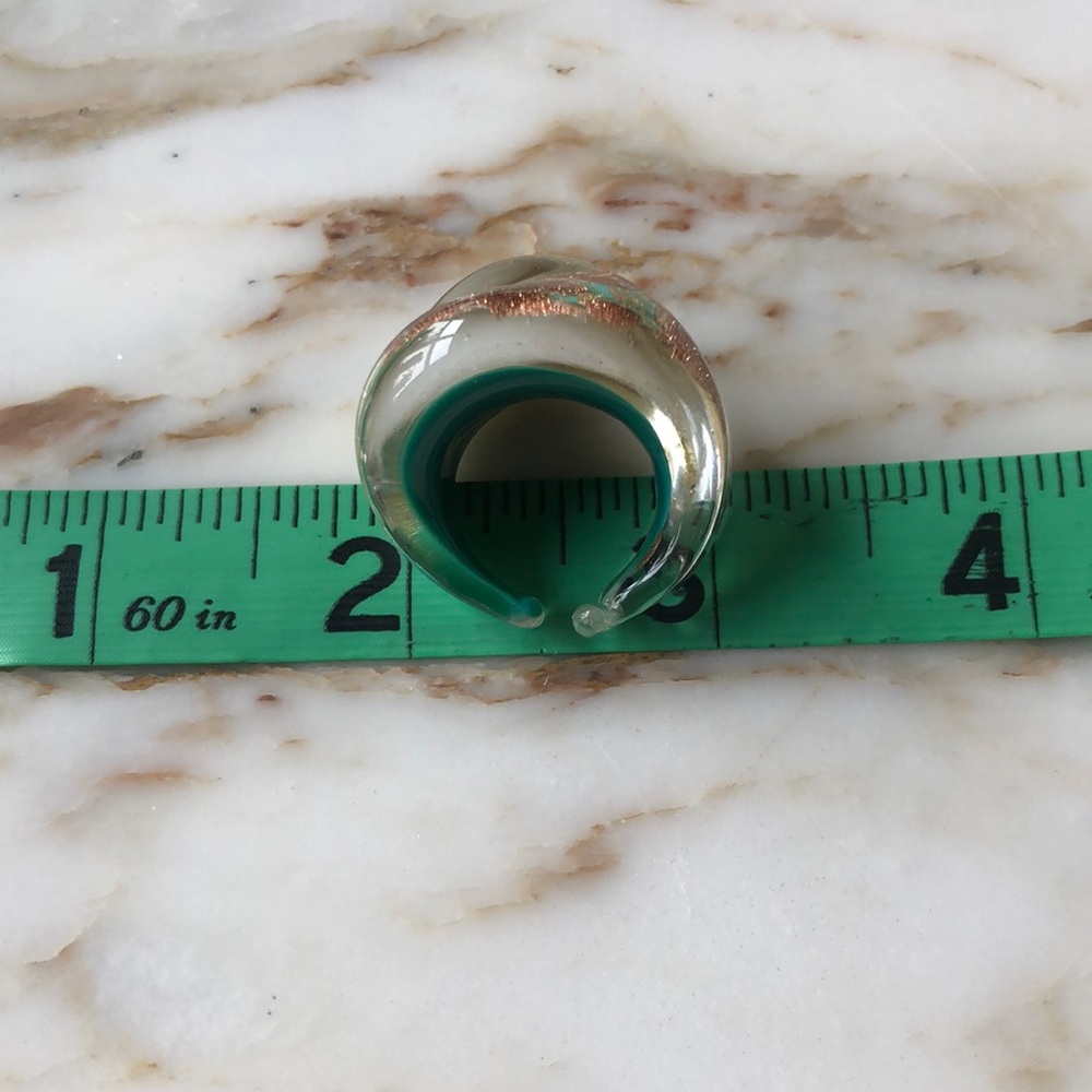 Like new- Murano glass ring - Picture 7 of 7